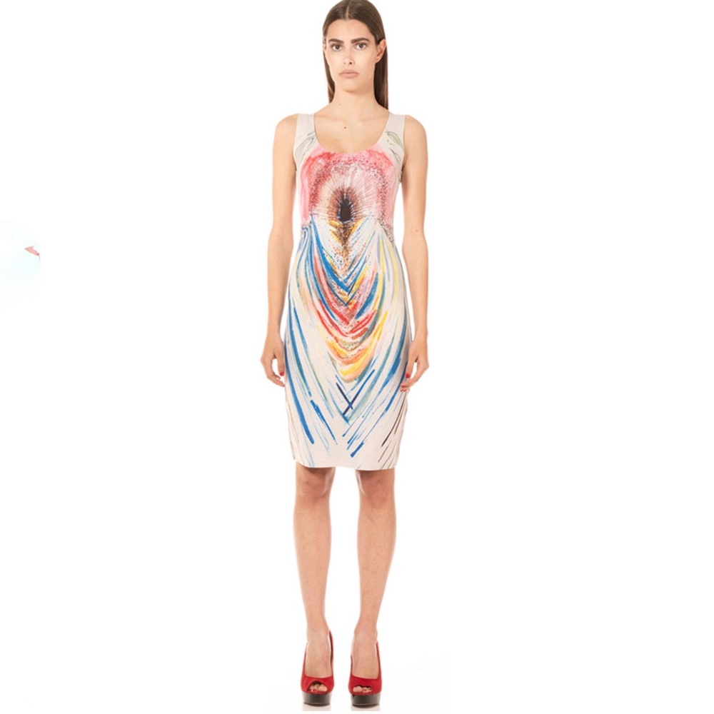 ANIMAPOP “A-line” Sleeveless Reversible Dress, sz Small